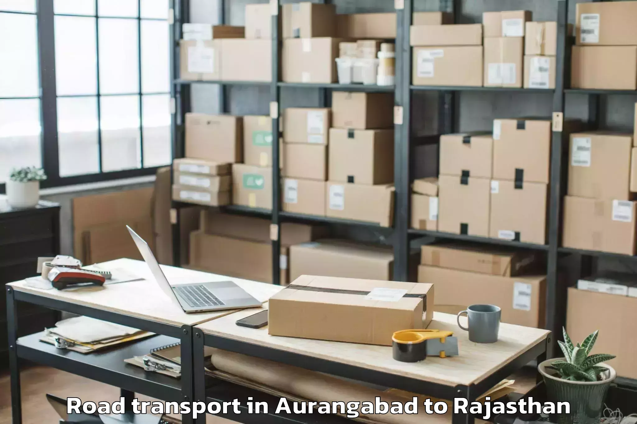 Top Aurangabad to Salumbar Road Transport Available